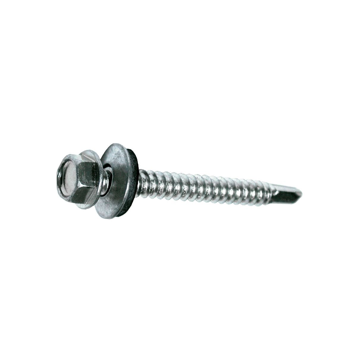 Tornillo Autoperforante Hex c/Broca 12x2 Set 200un