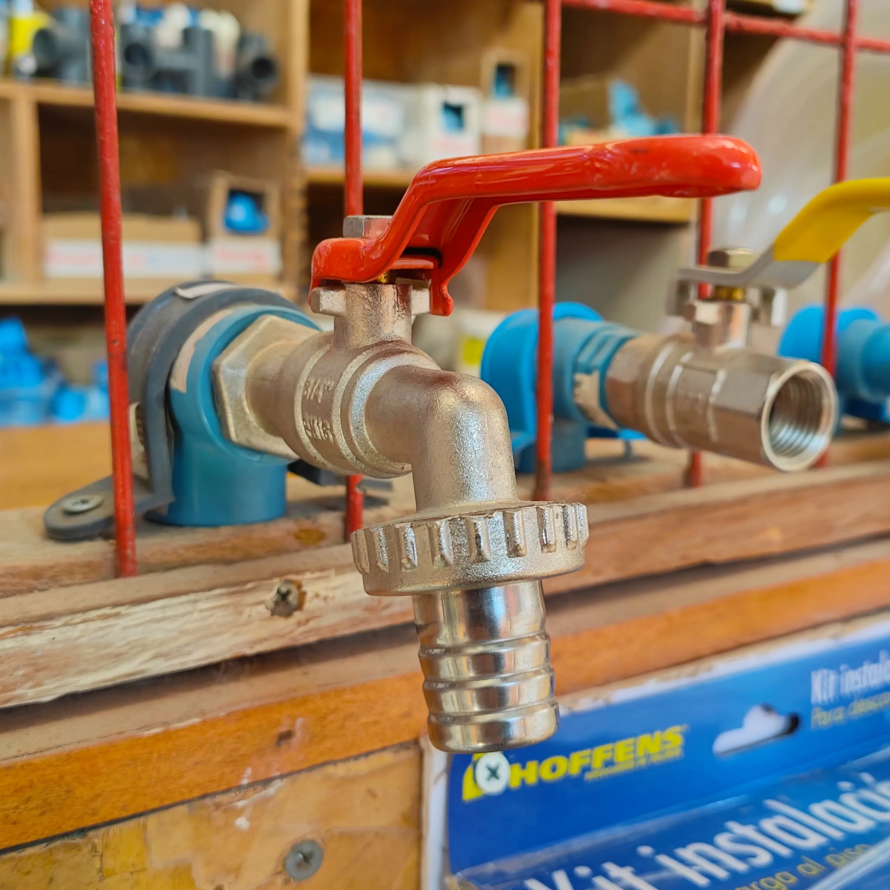 Llave de bola riego jardin 3/4