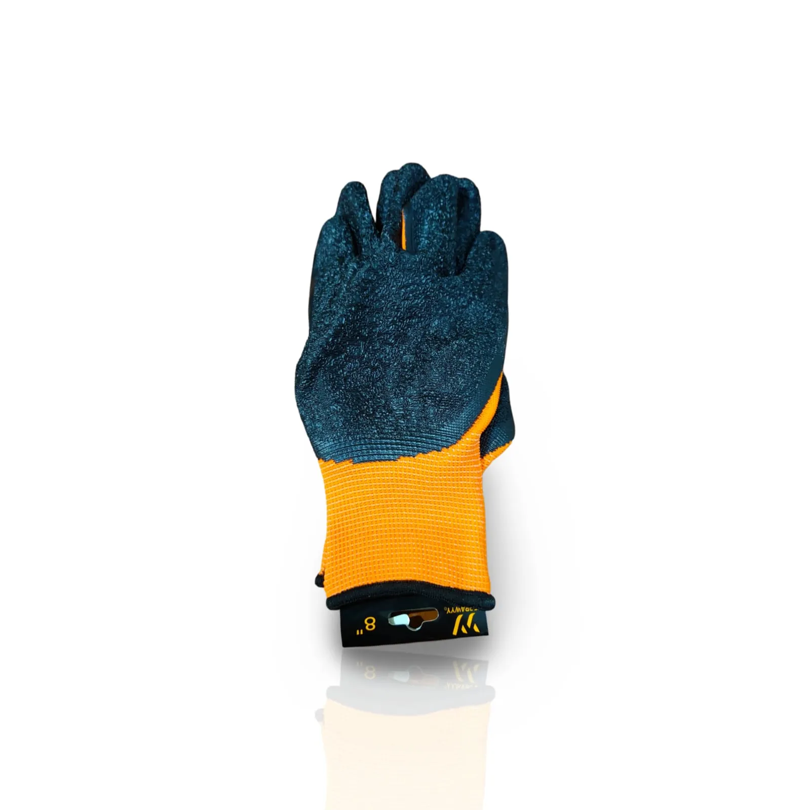 Guantes de goma+tela