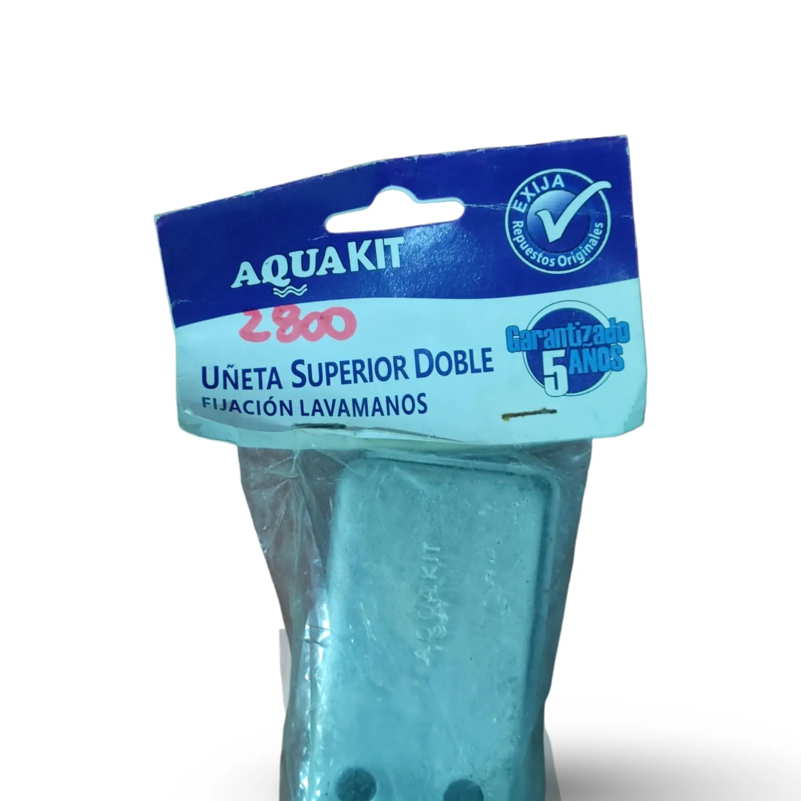 Soporte doble Uñeta superior Metal para Lavamanos