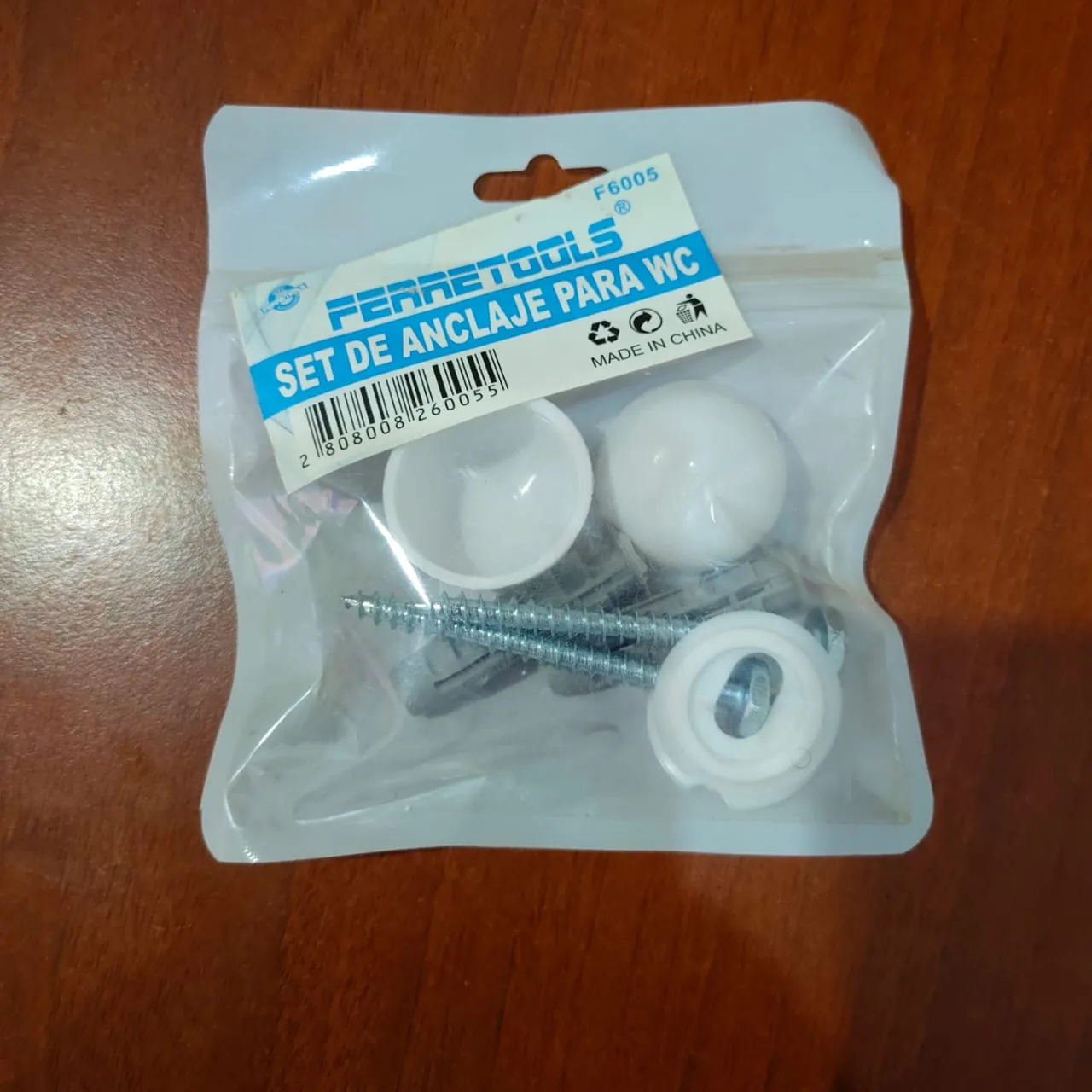 Set de anclaje para WC